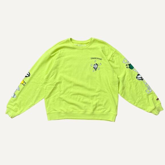 Size XXL - Chrome Hearts Matty Boy Yellow Link Crewneck - Picture 1 of 11
